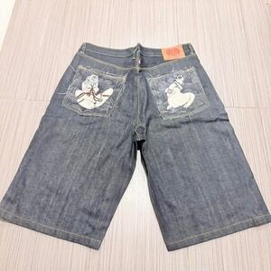 Rare Vintage Patchwork RMC Geisha Bondage‎ denim shorts